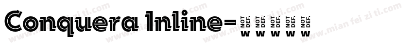 Conquera Inline字体转换